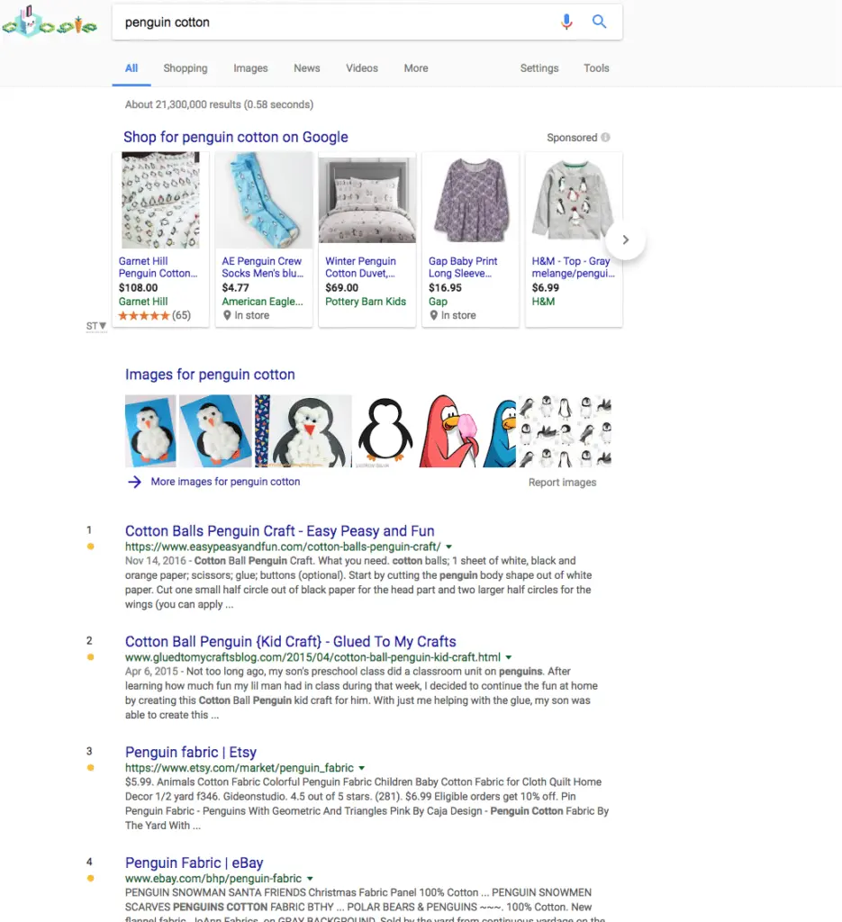 Google-Search-For-Penguin-Cotton